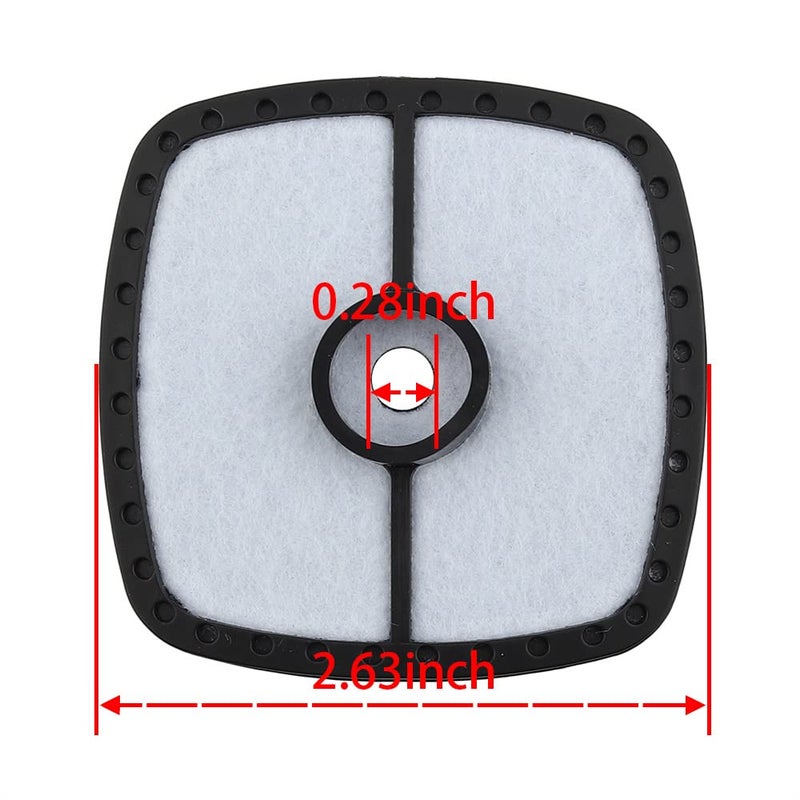 Savior A226001410 Air Filter for Echo SRM225 PE200 PE225 PE230 PE231 SRM210 SRM211 SRM265 GT225 PB250 PB250L SRM230 PAS225 Trimmer Blower 130310-54130 12pcs - Image 2